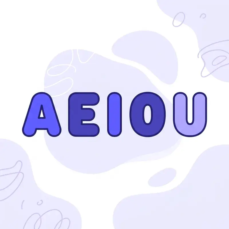 The 5 Italian vowels